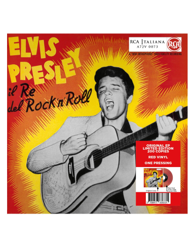 Elvis Presley - Il Re Del Rock'n'Roll - Vinyle Rouge (Italie) (Vinyle 7'')