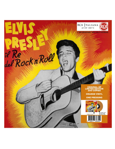 Elvis Presley - Il Re Del Rock'n'Roll - Vinyle Orange (Italie) (Vinyle 7'')