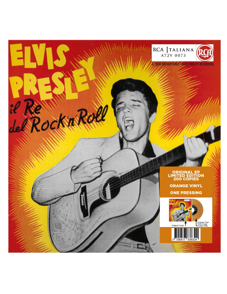 Elvis Presley - Il Re Del Rock'n'Roll - Vinyle Orange (Italie) (Vinyle 7'')