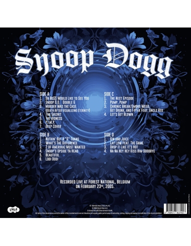 Snoop Dogg - Live At Forest National, 2005 - RSD BF 2024 (Vinyle)