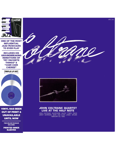 John Coltrane Quartet - Live At The Half Note (Vinyle)