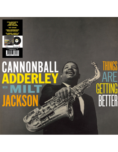 Cannonball Adderley With Milt Jackson - Things Are Getting Better (Vinyle)