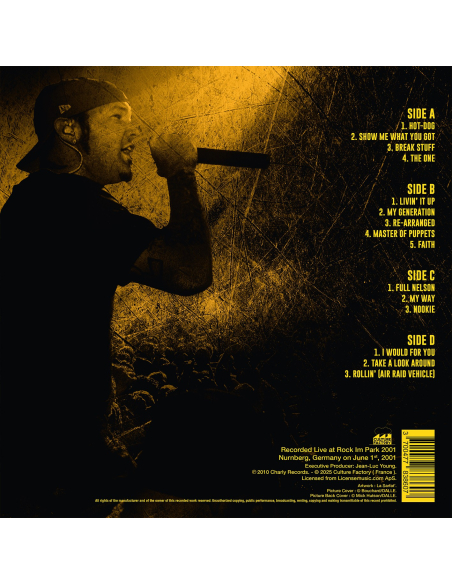 Limp Bizkit - Live at Rock Im Park 2001 - BLACK Edition (Vinyle)