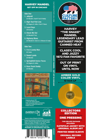 Harvey Mandel - Get Off In Chicago (Vinyle)