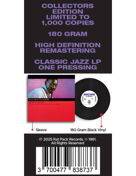 Wes Montgomery - Movin' Along (Vinyle)