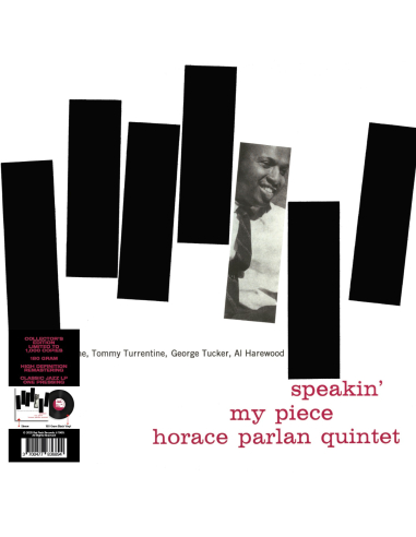 Horace Parlan Quintet - Speakin' My Piece (Vinyle)