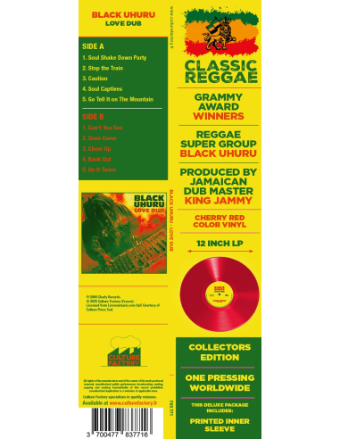 Black Uhuru - Love Dub (Vinyle)