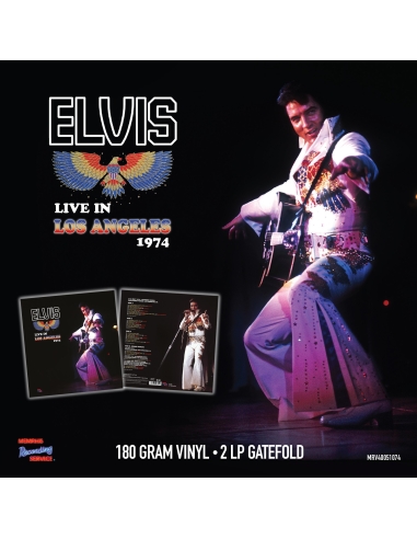 Elvis Presley - On Tour 1974: California - MRS (2 LP TRANSPARENT)