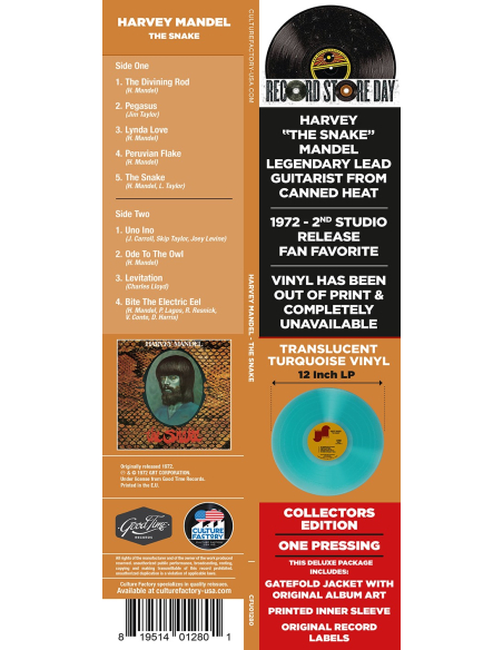 Harvey Mandel - The Snake - RSD 2025 (Vinyle)