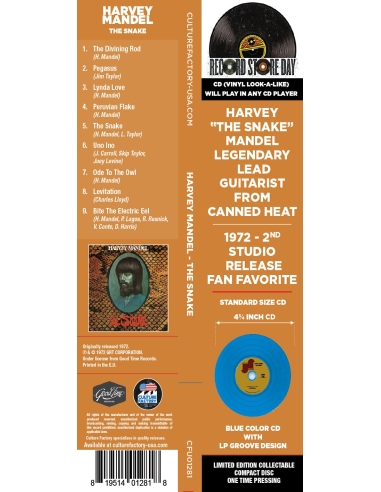 Harvey Mandel - The Snake - RSD 2025 (CD)