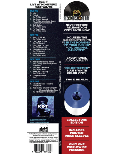 Ice-T - Live at Montreux - RSD 2025 (Vinyle)