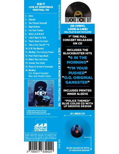 Ice-T - Live at Montreux - RSD 2025 (CD)