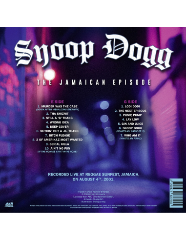Snoop Dogg - The Jamaican Episode - RSD 2025 (Vinyle)