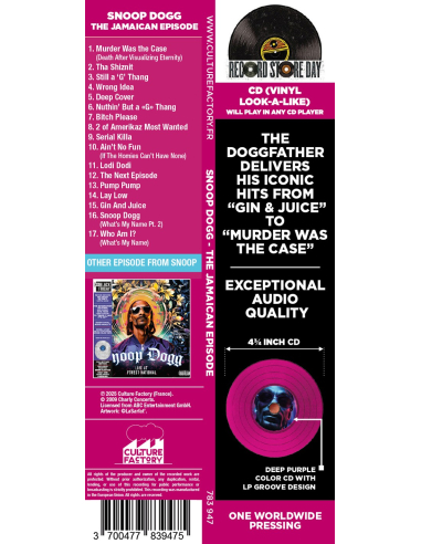 Snoop Dogg - The Jamaican Episode - RSD 2025 (CD)