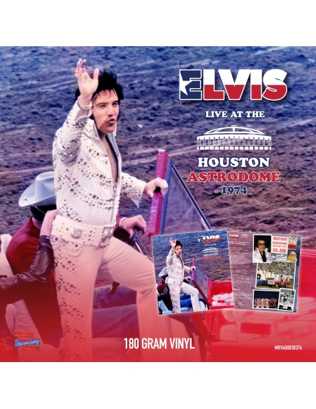 Elvis Presley - Live At The Houston Astrodome 1974 - MRS - LP NOIR (Vinyle)