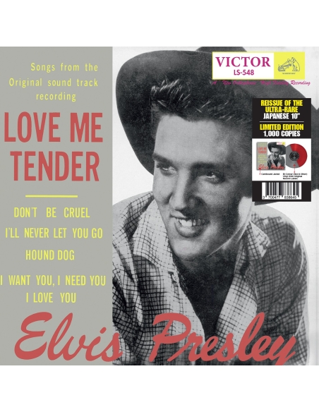 Elvis Presley - Love Me Tender - Vinyle Japonais Bicolore (Vinyle 10'')