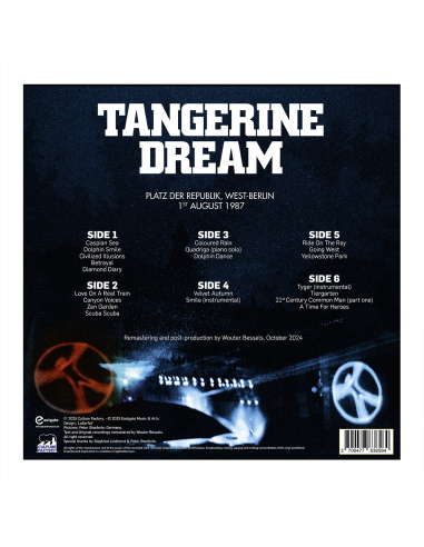 Tangerine Dream - Platz der Republik, West-Berlin - August 1st 1987 (Vinyle)