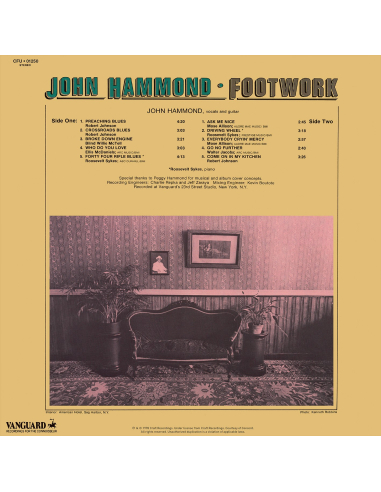 John Hammond - Footwork (Vinyle)