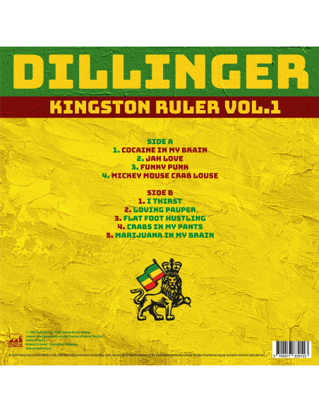 Dillinger - Kingston Ruler Vol.1 (Vinyle)