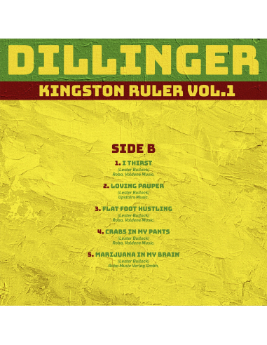 Dillinger - Kingston Ruler Vol.1 (Vinyle)