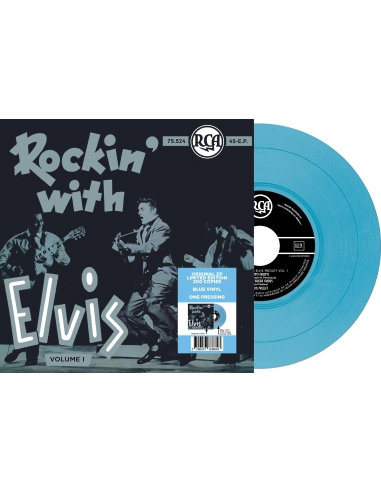 Elvis Presley - Rockin' With Elvis Volume 1 - Vinyle Bleu (Belgique) (Vinyle 7'')