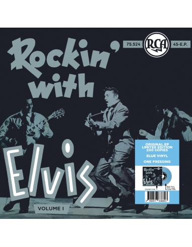 Elvis Presley - Rockin' With Elvis Volume 1 - Vinyle Bleu (Belgique) (Vinyle 7'')