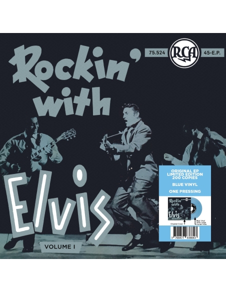 Elvis Presley - Rockin' With Elvis Volume 1 - Vinyle Bleu (Belgique) (Vinyle 7'')