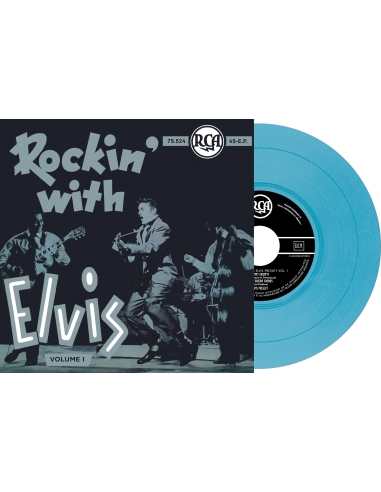 Elvis Presley - Rockin' With Elvis Volume 1 - Vinyle Bleu (Belgique) (Vinyle 7'')