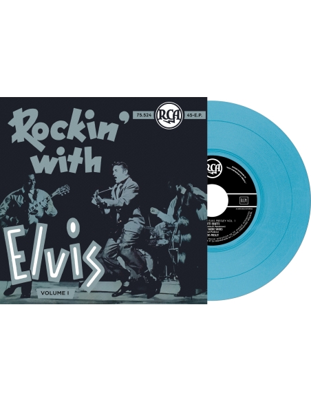 Elvis Presley - Rockin' With Elvis Volume 1 - Vinyle Bleu (Belgique) (Vinyle 7'')