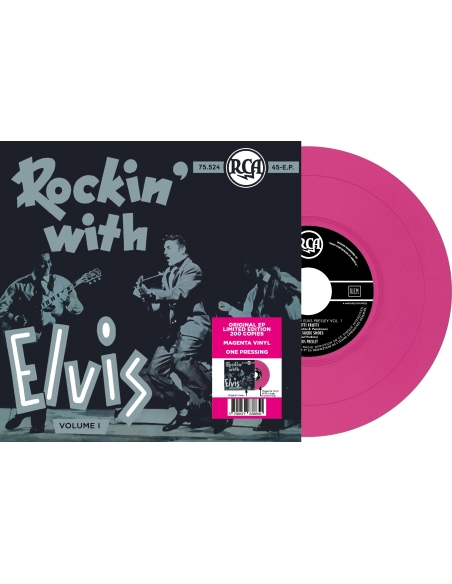 Elvis Presley - Rockin' With Elvis Volume 1 - Vinyle Magenta (Belgique) (Vinyle 7'')