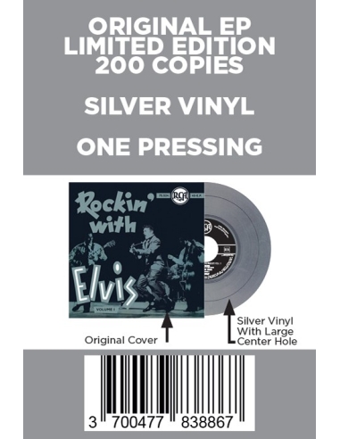 Elvis Presley - Rockin' With Elvis Volume 1 - Vinyle Argenté (Belgique) (Vinyle 7'')