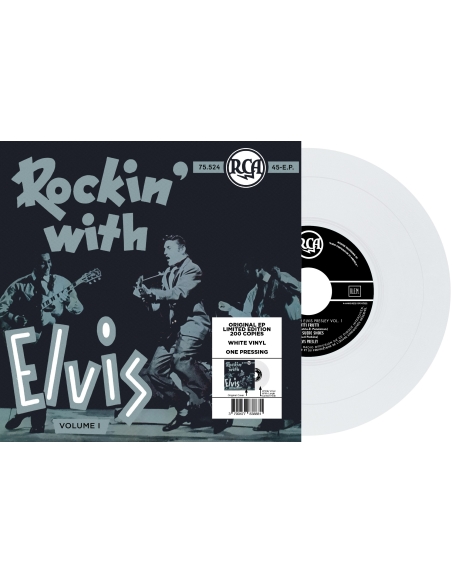 Elvis Presley - Rockin' With Elvis Volume 1 - Vinyle Blanc (Belgique) (Vinyle 7'')