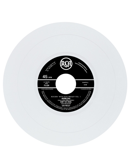 Elvis Presley - Rockin' With Elvis Volume 1 - Vinyle Blanc (Belgique) (Vinyle 7'')