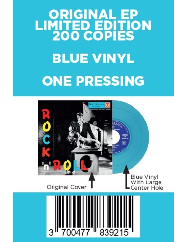 Elvis Presley - Rock 'N' Roll - Vinyle Bleu (Italie) (Vinyle 7'')