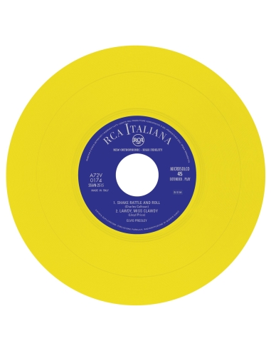 Elvis Presley - Rock 'N' Roll - Vinyle Jaune (Italie) (Vinyle 7'')