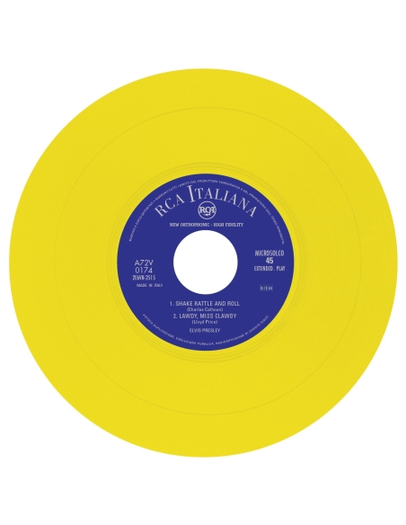 Elvis Presley - Rock 'N' Roll - Vinyle Jaune (Italie) (Vinyle 7'')