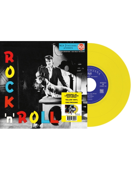Elvis Presley - Rock 'N' Roll - Vinyle Jaune (Italie) (Vinyle 7'')