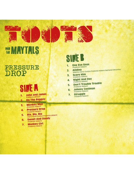 Toots and The Maytals - Pressure Drop (Vinyle)