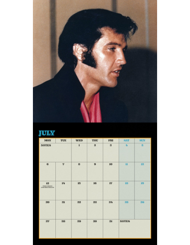 Elvis Presley - Calendrier Collectors Edition 2026