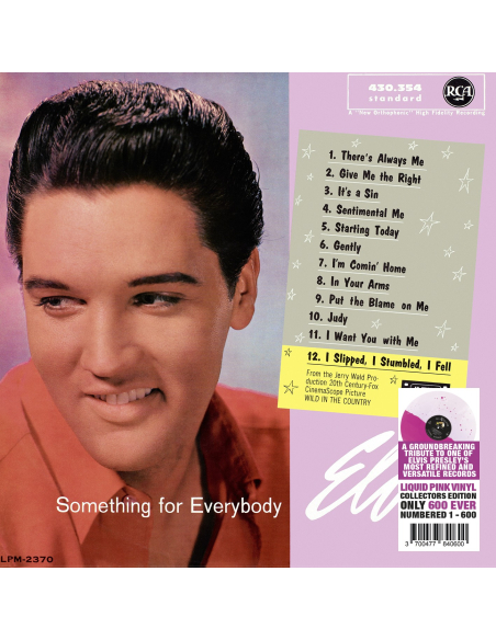 Elvis Presley - Something for Everybody - Liquid-Filled (Vinyle)