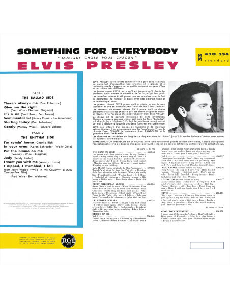 Elvis Presley - Something for Everybody - Liquid-Filled (Vinyle)