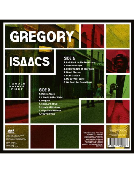 Gregory Isaacs - I Would Rather Fight (Vinyle)