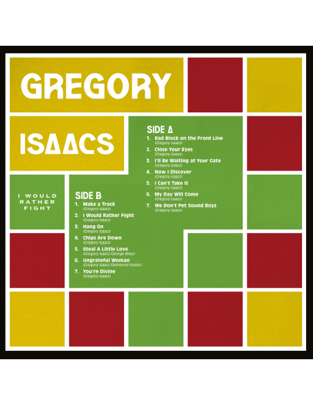 Gregory Isaacs - I Would Rather Fight (Vinyle)