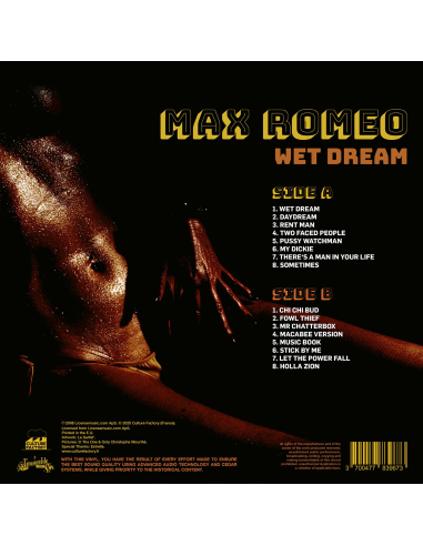 Max Romeo - Wet Dream (Vinyle)