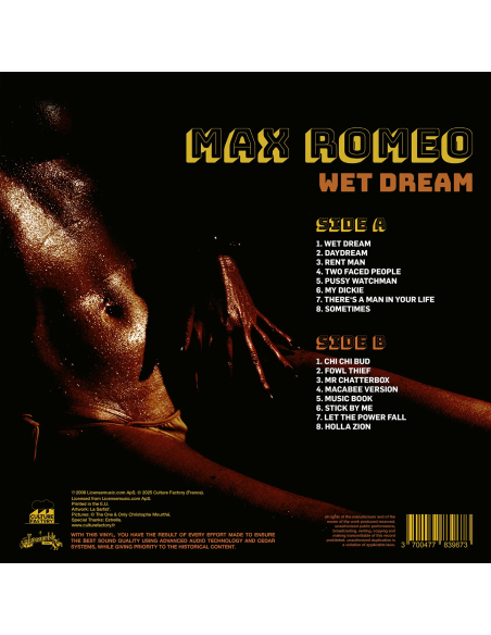 Max Romeo - Wet Dream (Vinyle)