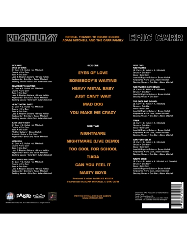 Eric Carr - Rockology - RSD BF 2025 - Liquid-Filled (Vinyle)