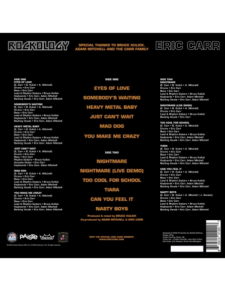 Eric Carr - Rockology - RSD BF 2025 - Liquid-Filled (Vinyle)