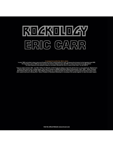 Eric Carr - Rockology - RSD BF 2025 - Liquid-Filled (Vinyle)