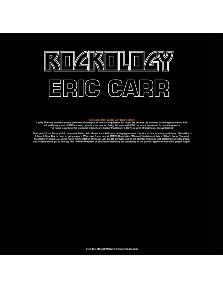 Eric Carr - Rockology - RSD BF 2025 - Liquid-Filled (Vinyle)