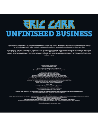 Eric Carr - Unfinished Business - RSD BF 2025 - Liquid-Filled (Vinyle)